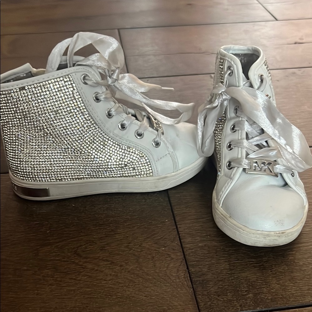 MICHAEL Michael Kors White Sparkly Boots